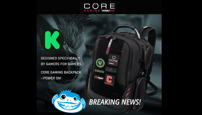 Monkeyz News: Kickstarter Campaign for New Mobile Edge CORE Gaming Backpack Is LIVE!