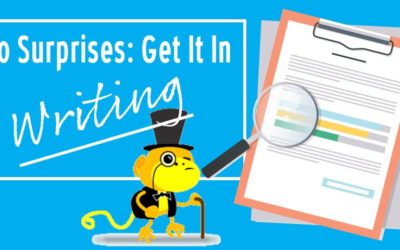 No Surprises: Get It In Writing