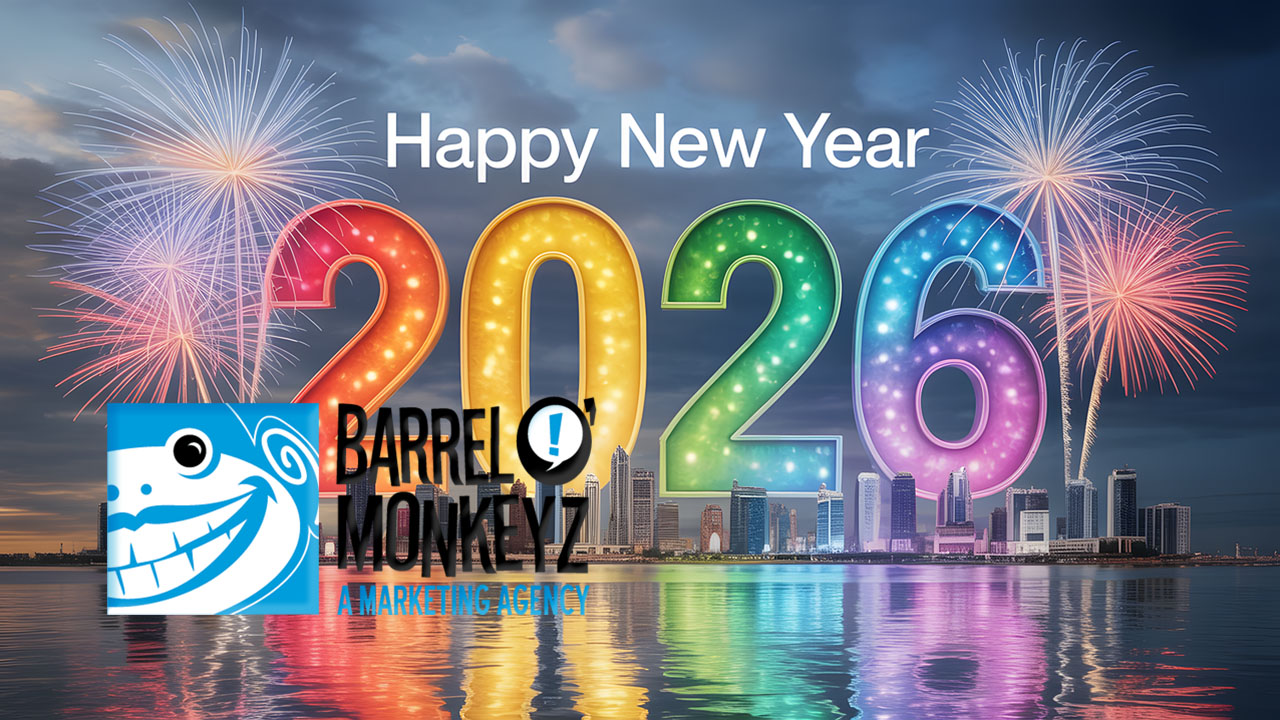 Happy New Year from Barrel O’Monkeyz!