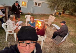 what a year - mfire pit - June family