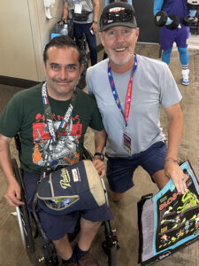 BOM’s Travis Perriera and client, Cam Stephens (San Diego Golf Reservations, Clickit Golf, and Torrey Pines Golf Reservations) at Comic-Con 2026