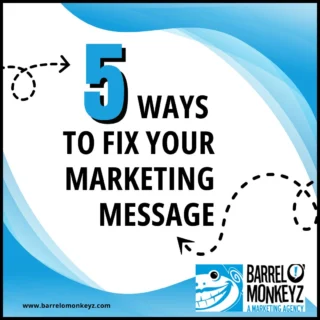 Your marketing message is the foundation of every successful campaign. If it’s vague, inconsistent, or off-target, even the most creative efforts can fall flat. These 5 strategies will help you fix your messaging and communicate your value with clarity and confidence. Let our team help you refine your message, connect with your ideal audience, and achieve measurable growth. 

#MarketingStrategy #BrandMessaging #BusinessGrowth #MarketingAgency