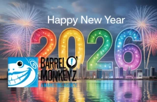 Happy New Year from Barrel O’Monkeyz!🎆
Here’s to fresh ideas, bold stories, and shared success in 2026🥂 
We’re excited for all we’ll create together in the year ahead … and beyond.
https://barrelomonkeyz.com/happy-new-year-from-barrel-omonkeyz/
.

.

.

#BarrelOMonkeyz #marketing #digitalmarketing #branding #socialmedia #entrepreneur #socialmediamarketing #advertisingsmallbusiness #marketingstrategy #seo #digital#entrepreneurship #instagood #onlinemarketing #marketingtips #startup