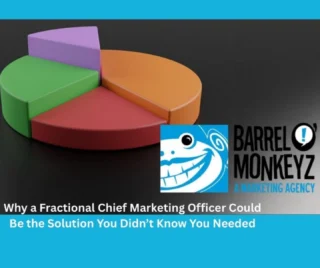 A fractional Chief Marketing Officer from Barrel O’Monkeyz delivers executive-level insight and hands-on execution—helping you scale, reposition, or launch your marketing with confidence and agility😎
Read our blog: https://barrelomonkeyz.com/why-a-fractional-chief-marketing-officer-could-be-the-solution-you-didnt-know-you-needed/

#BarrelOMonkeyz #digitalmarketing #business #marketingdigital #digitalmarketing #branding #socialmedia #entrepreneur #socialmediamarketing #advertisingsmallbusiness #marketingstrategy #seo #digital#entrepreneurship #instagood #onlinemarketing #marketingtips #startup