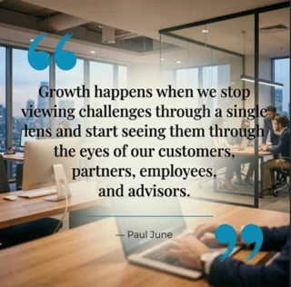 Growth only comes when we adopt the lens of our customers, partners, employees and advisors🫶🏽
Learn more about what we do at Barrel O'Monkeyz👉https://barrelomonkeyz.com

#BusinessLeadership #PerspectiveTaking #DecisionMaking #OrganizationalAlignment #MarketingStrategy #PaulJune
